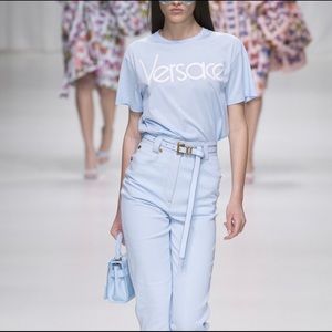 Versace Tribute Blue T-shirt- NEW without size tag.